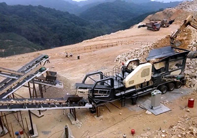广西时产350吨移动石头破碎生产线