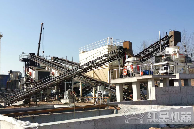 江苏客户时产300吨的制砂生产线