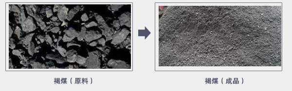 褐煤物料