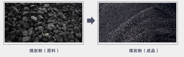 煤岩粉物料